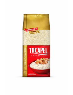 Arroz Tucapel Pregraneado Total – Bolsa 1 Kg